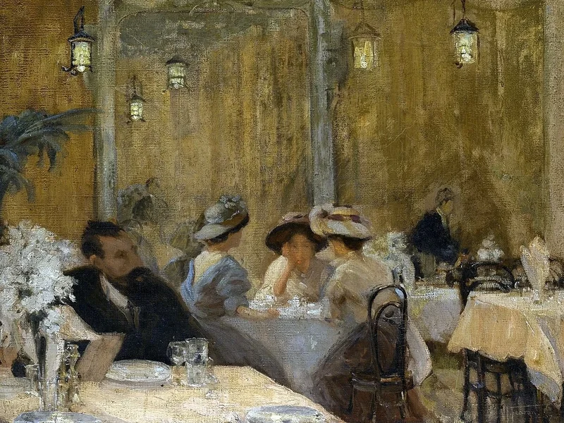 1878-Hilda Fearon - Il Café Royal 1907